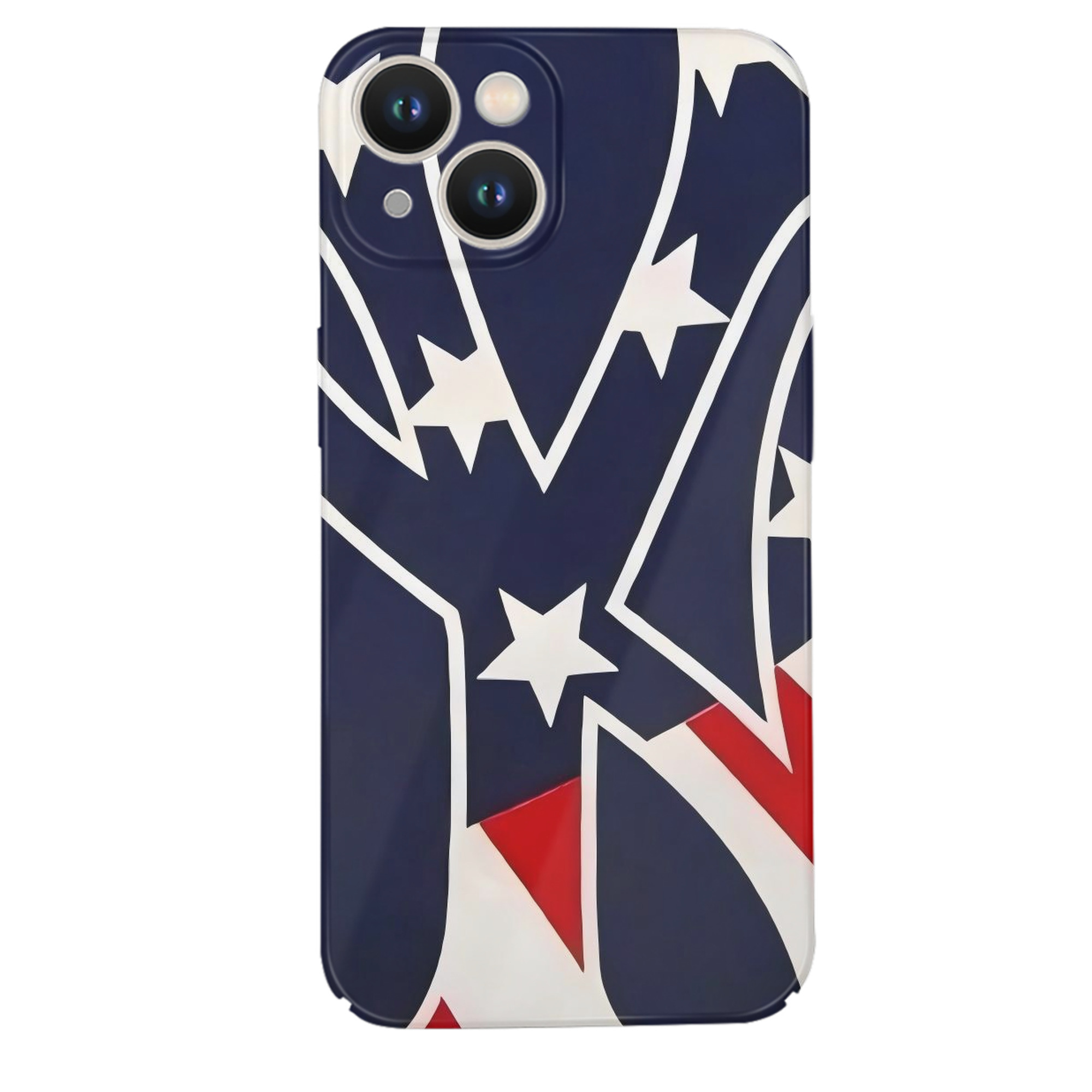 New York Yankees Logo USA IPhone 14 Series Full-Cover Hard Case – Shockproof With Raised Camera Protection – Precise Cutouts, Wireless Charging Compatible – Durable, Anti-Yellowing, Easy To Clean